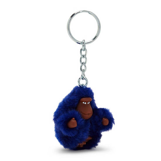 Akcesoria Kipling Sven Extra Small Modne Monkey Keychain Niebieskie | PL 1247NW